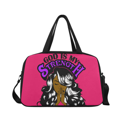 God is My Strength Weekend Handbag