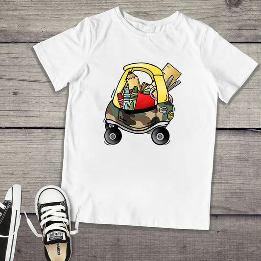 Back to School Camo Car DTF Transfer