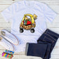 Back to School Leopard Car DTF Transfer