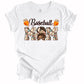 Baseball Mom Glasses Afro DTF Transfer