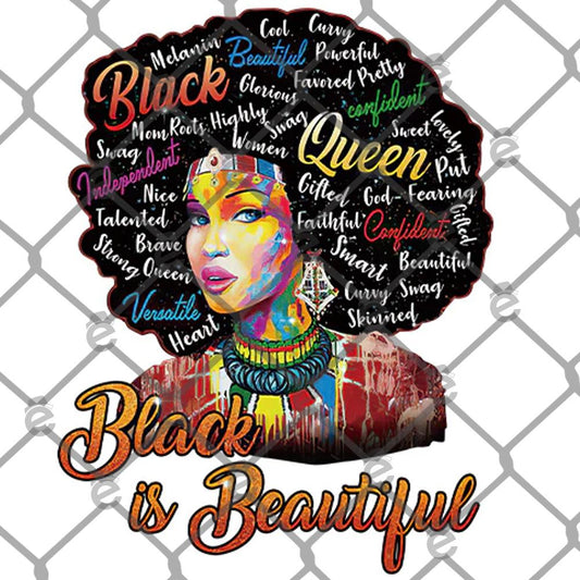 Black is Beautiful DTF Transfer