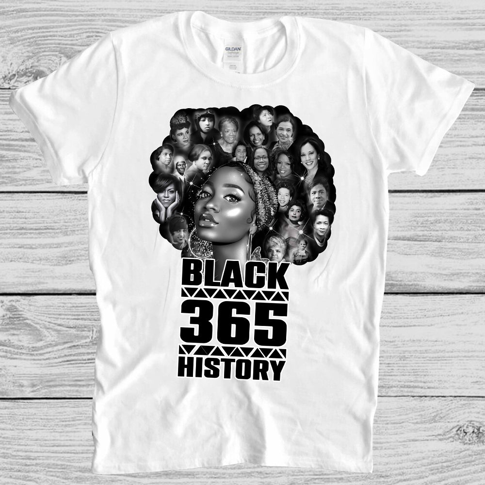 Black History 365 Faces Sublimation Transfer