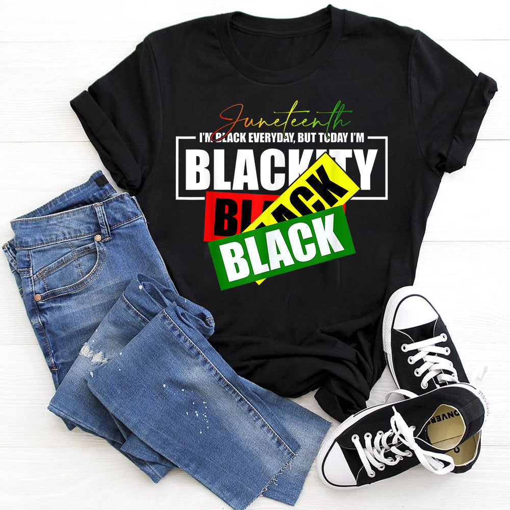 Juneteenth Blackity Black DTF Transfer