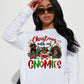 Christmas with My Gnomies Sublimation Transfer