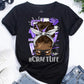 #CraftLife Messy Afro Bun Purple DTF Transfer