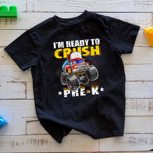 Crush Pre-K Monster Truck Cap DTF Transfer