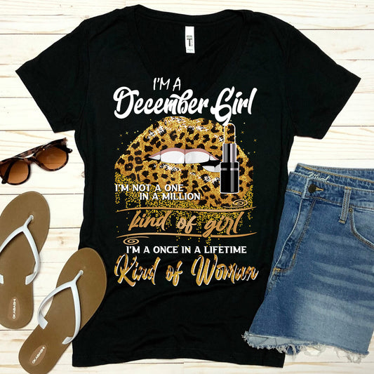 December Girl Cheetah Lips DTF Transfer