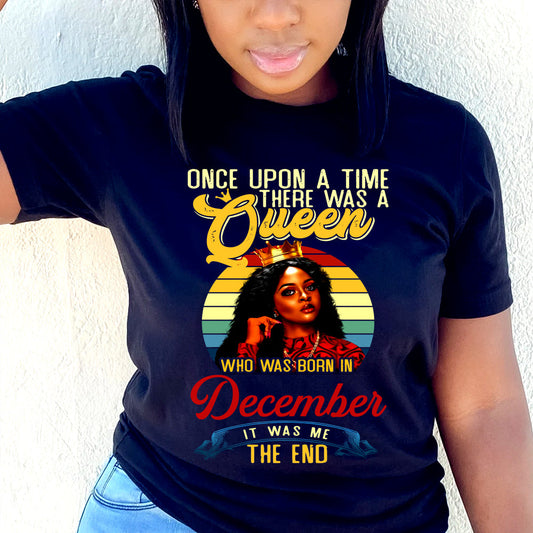 December Once Upon Queen DTF Transfer