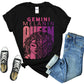 Gemini Melanin Queen DTF Transfer