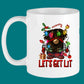 Lets Get Lit Gnome Mug Sublimation Transfer