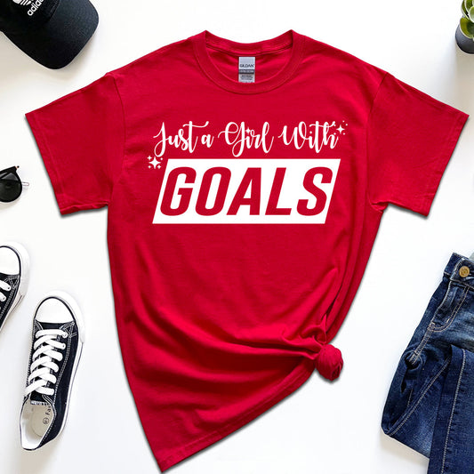 Just a Girl With Goals PNG SVG