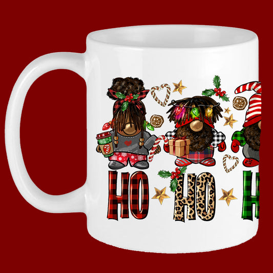 Ho Ho Ho Gnomes Mug Sublimation Transfer