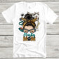 Husky Mom Brunette Sublimation Transfer