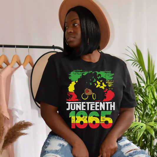Juneteenth Butterflies DTF Transfer