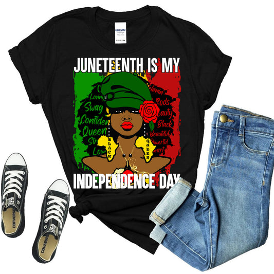 Juneteenth FroSista DTF Transfer - white