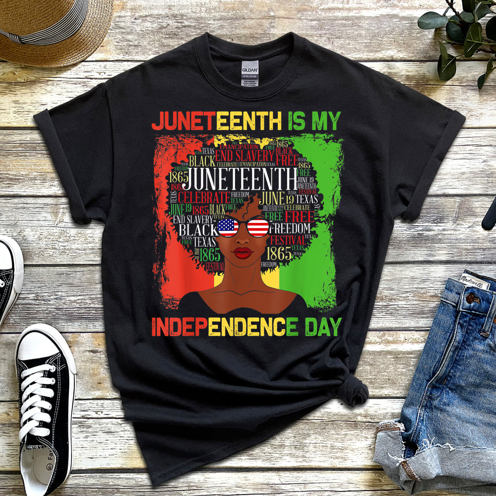 Juneteenth Fro Glasses DTF Transfer - old