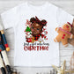 Just a Little Girl Who Loves Christmas DTF Transfer