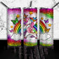 LGBTQ Unicorn 20 oz UV DTF Tumbler Full Wrap