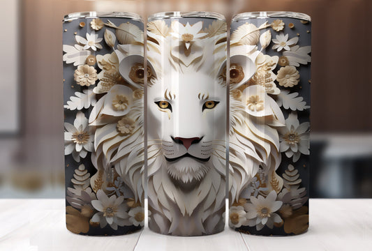 3D Lionhead Tumbler PNG/JPG-13