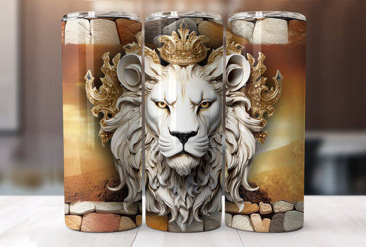 3D Lionhead Tumbler PNG/JPG-14
