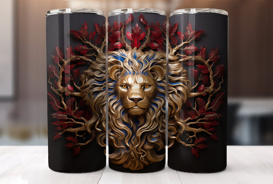 3D Lionhead Tumbler PNG/JPG-9