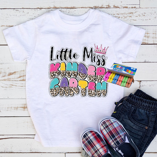 Little Miss Kindergarten DTF Transfer