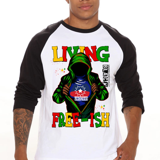 Living Free-Ish Hooded Guy DTF Transfer