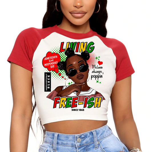 Living Freeish Girl DTF Transfer - bantu