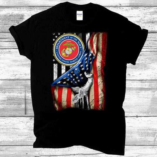 Marines Military Flag DTF Transfer