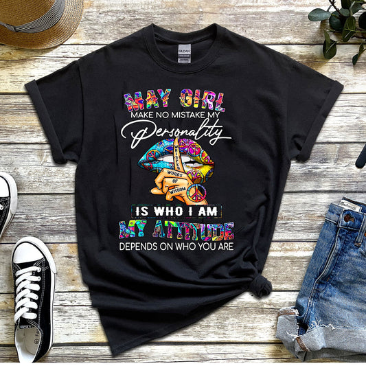 May Girl Shhh DTF Transfer