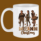 Melanin Xmas Girls Mug Sublimation Transfer