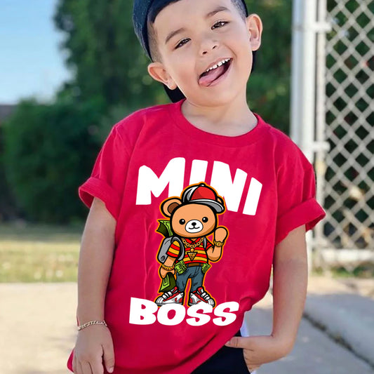 Mini Boss Bear DTF Transfer