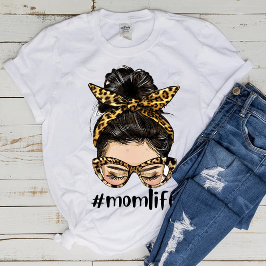 #MomLife Brunette DTF Transfer