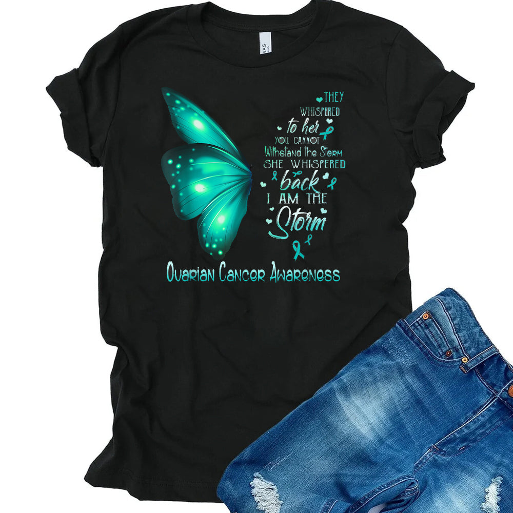 Ovarian Cancer Awareness Butterfly DTF Transfer