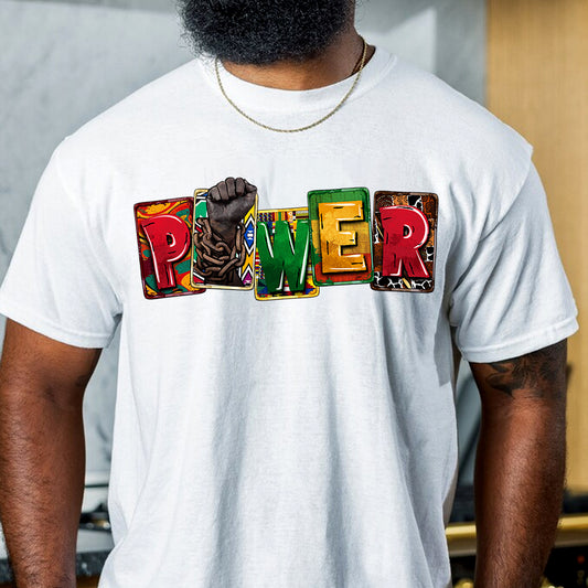 Power Fist Black History DTF Transfer