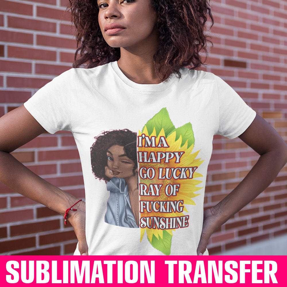 Ray of Sunshine Sublimation Transfer