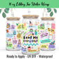 Read Me Everyday 16 Oz UV DTF Sticker Wrap