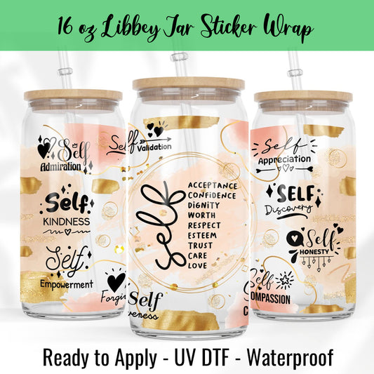Self 16 Oz UV DTF Sticker Wrap