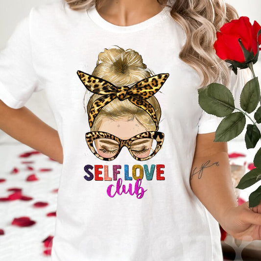 Self Love Club Blonde DTF Transfer