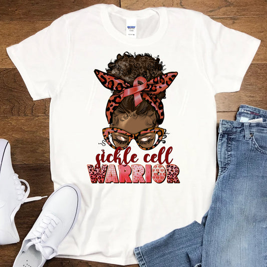 Sickle Cell Warrior DTF Transfer
