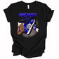 Sneaker Girl DTF Transfer - dark blue