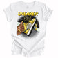 Sneaker Girl DTF Transfer - yellow