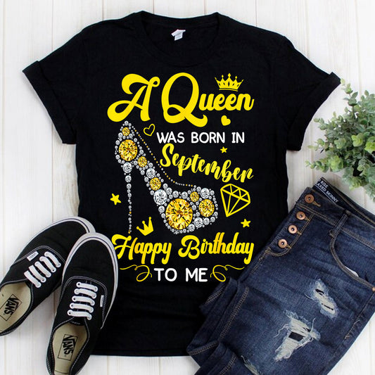 Sept Queen Yellow Shoes DTF Transfer