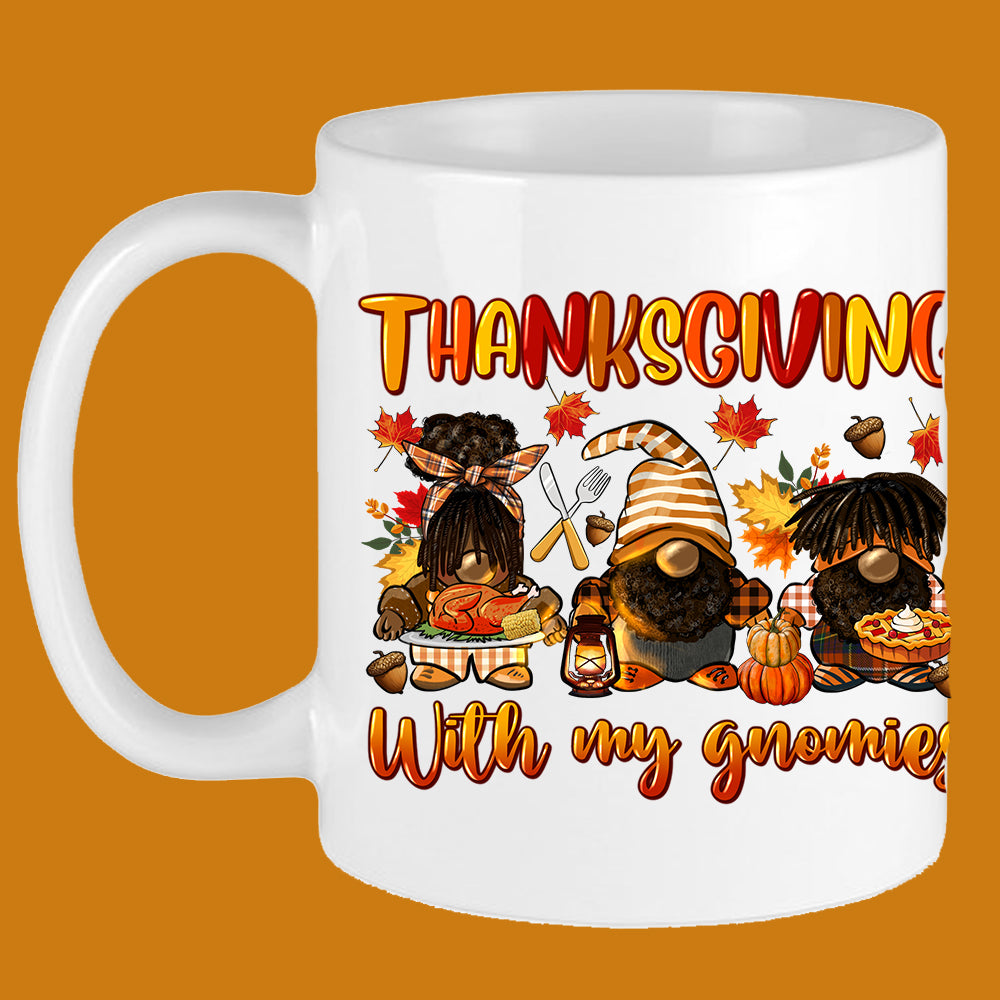 Thanksgiving Gnomes Mug Sublimation Transfer