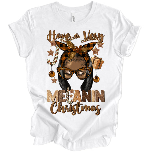 Very Melanin Christmas Bob Sublimation Transfer