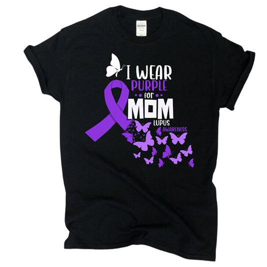 Wear Purple for Mom Lupus DTF Transfer