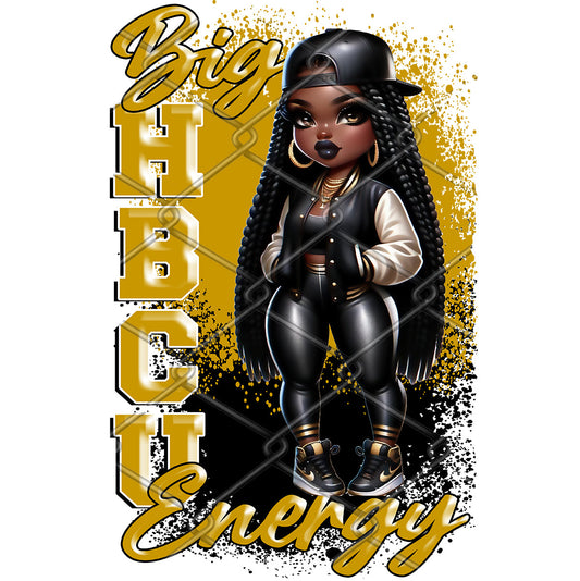 Big HBCU Energy Alabama ASU DTF Transfer