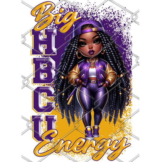Big HBCU Energy Alcorn DTF Transfer