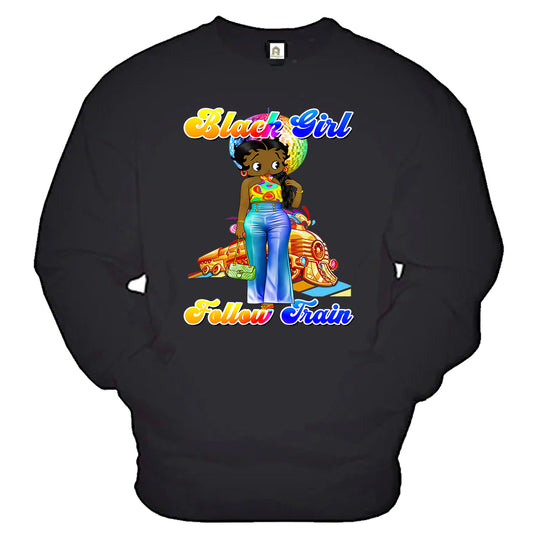 #BlackGirlFollowTrain BB Pocket Sweatshirt
