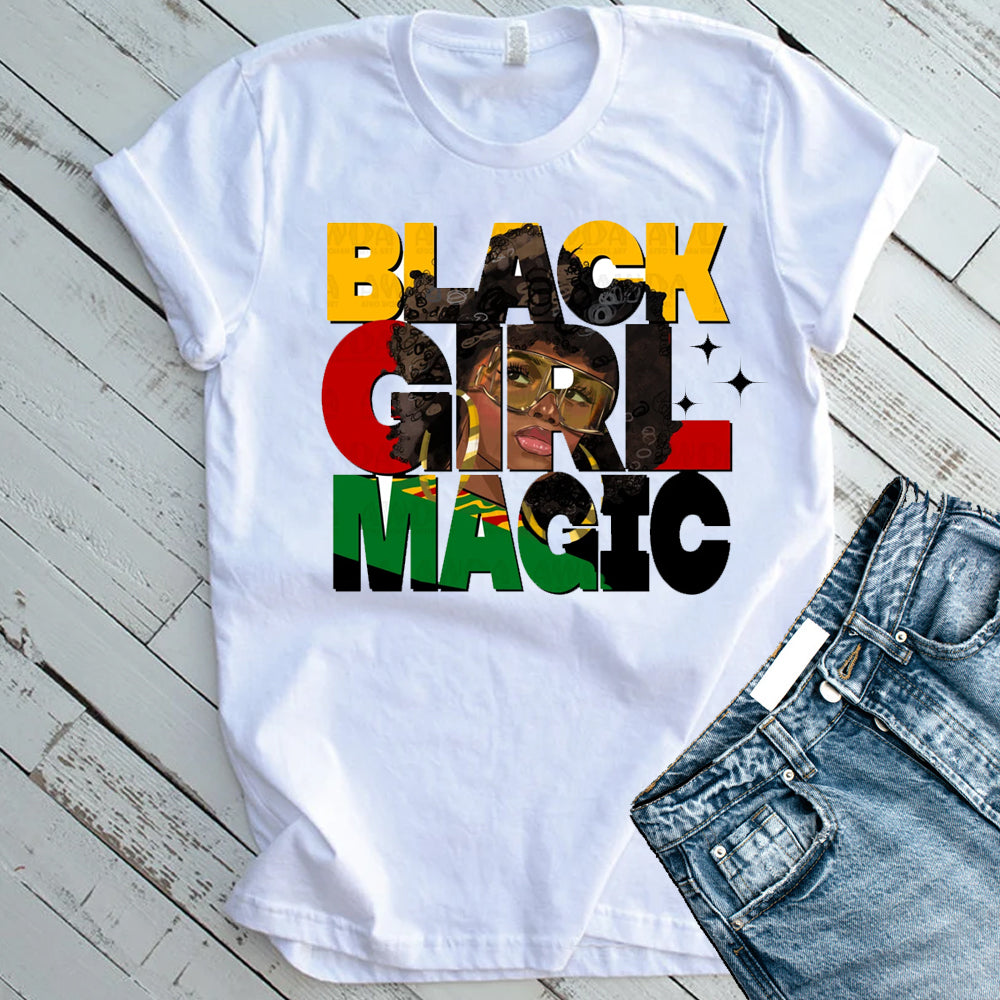 Black Girl Magic DTF Transfer
